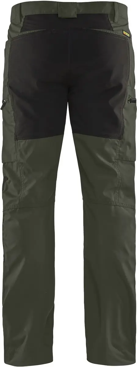 Blåkläder Service Werkbroek 1459-1845 - D108 - Army Groen/Zwart