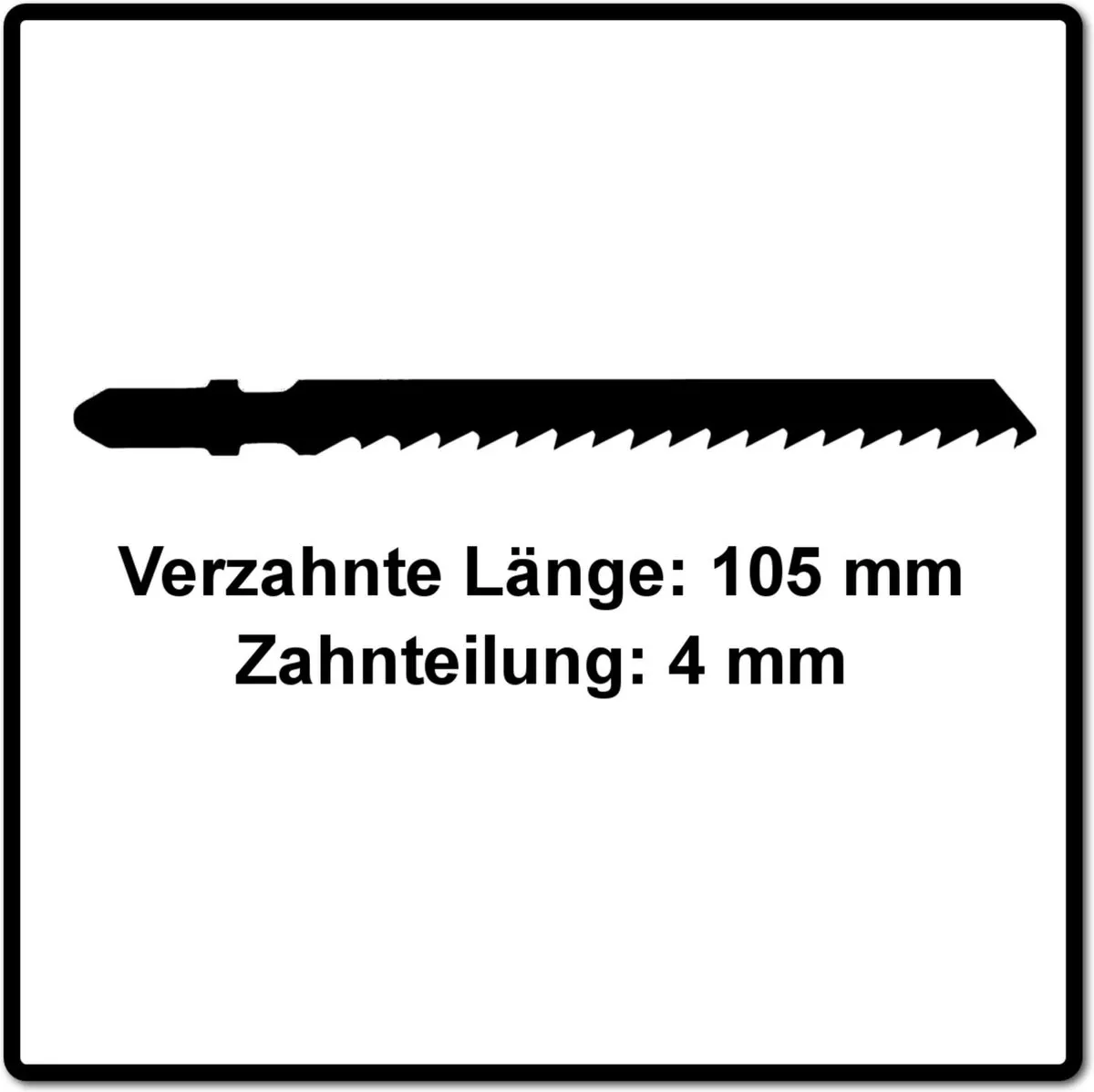 Festool S 105/4/5 Decoupeerzaagblad WOOD BASIC - 5 Stuks