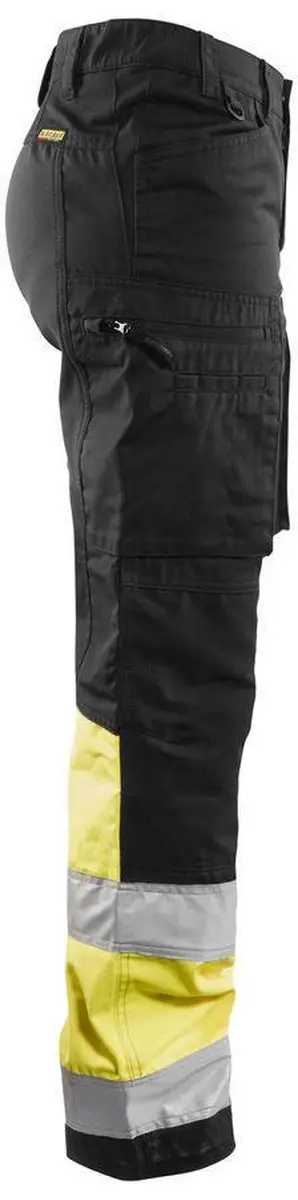 Blåkläder Dames Werkbroek High Vis 7161-1811 - C34 - Zwart/Geel