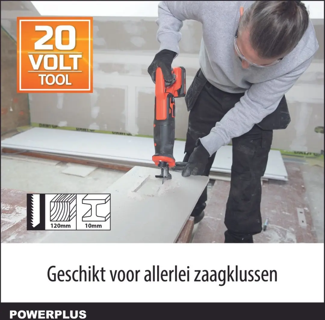 Powerplus POWDP25100 Reciprozaag 20V