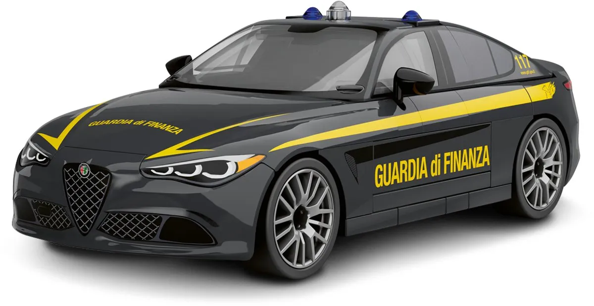 Cobi Giulia Quadrifoglio Guardia di Finanza 24657 - 97 Stukken - Geel/Zwart