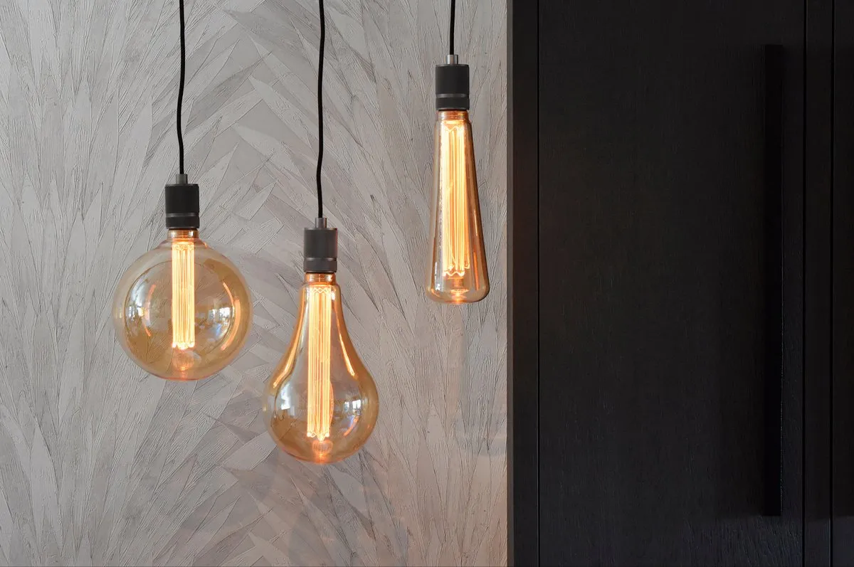 Calex Retro Pendel Hanglamp E27 - Zwart