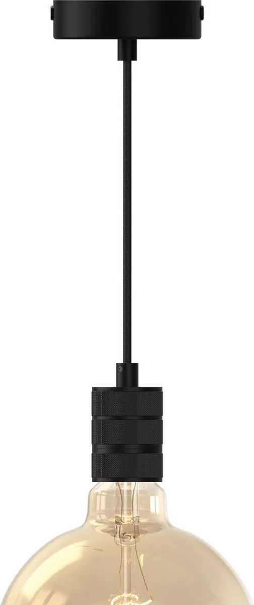 Calex Retro Pendel Hanglamp E27 - Zwart - afbeelding 6 van 6