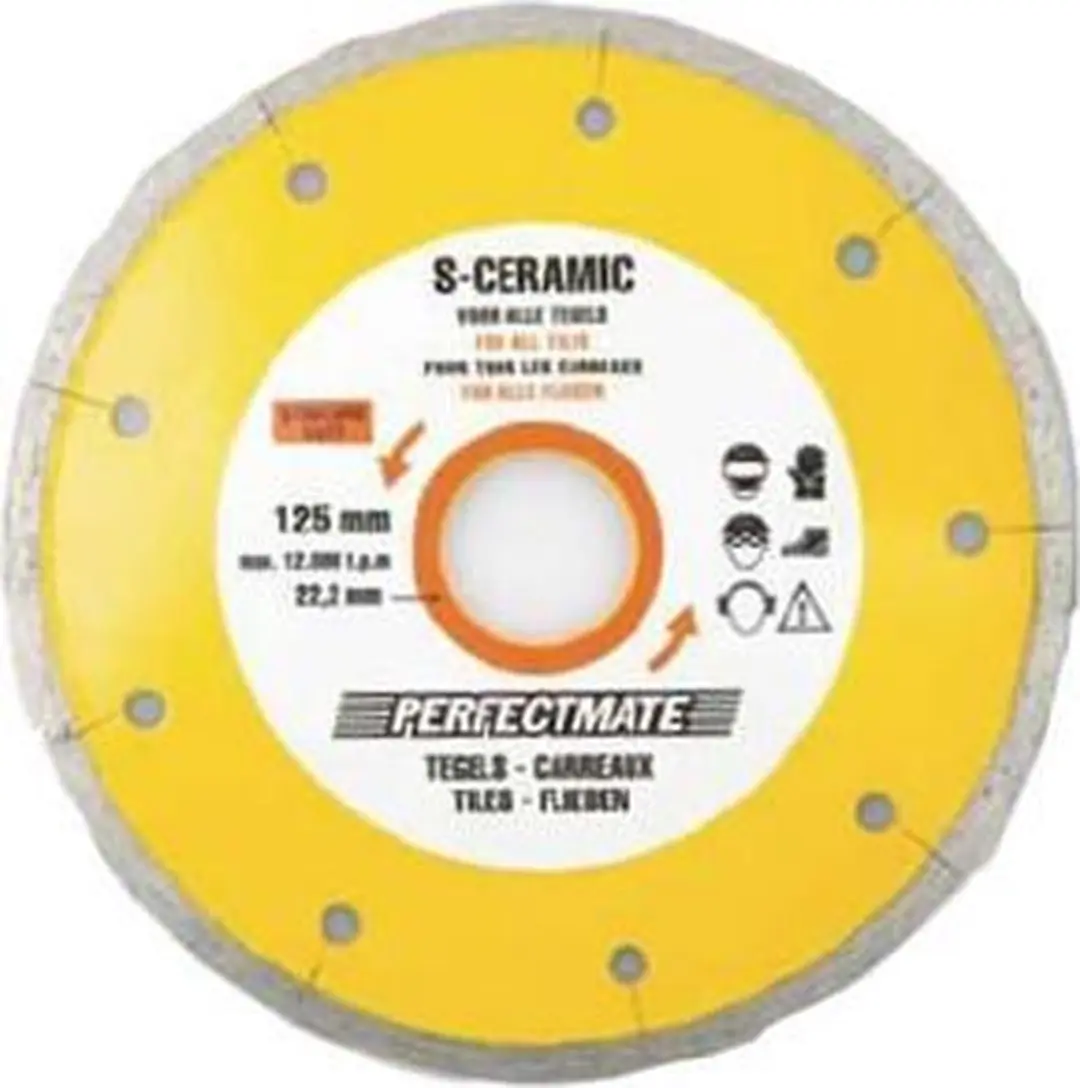 InterDynamics Diamantzaag Perfectmate 125mm - Keramiek