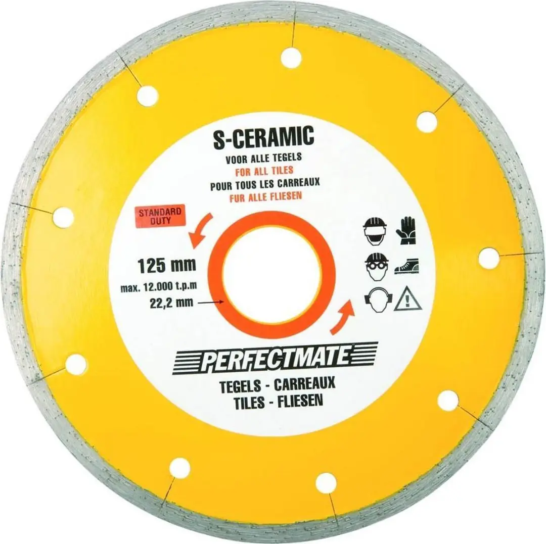 InterDynamics Diamantzaag Perfectmate 125mm - Keramiek