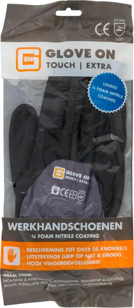Glove On Touch Extra Werkhandschoenen L - Nitril