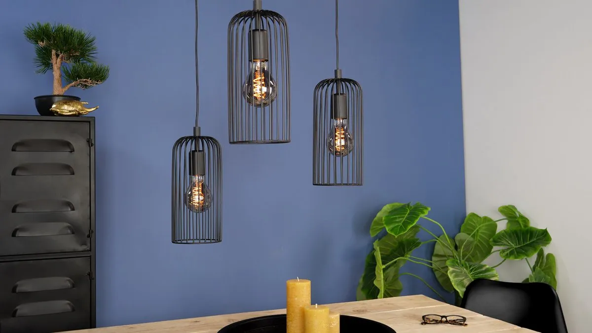 Eglo Roccamena 1 Hanglamp - Ø61,5cm - Zwart