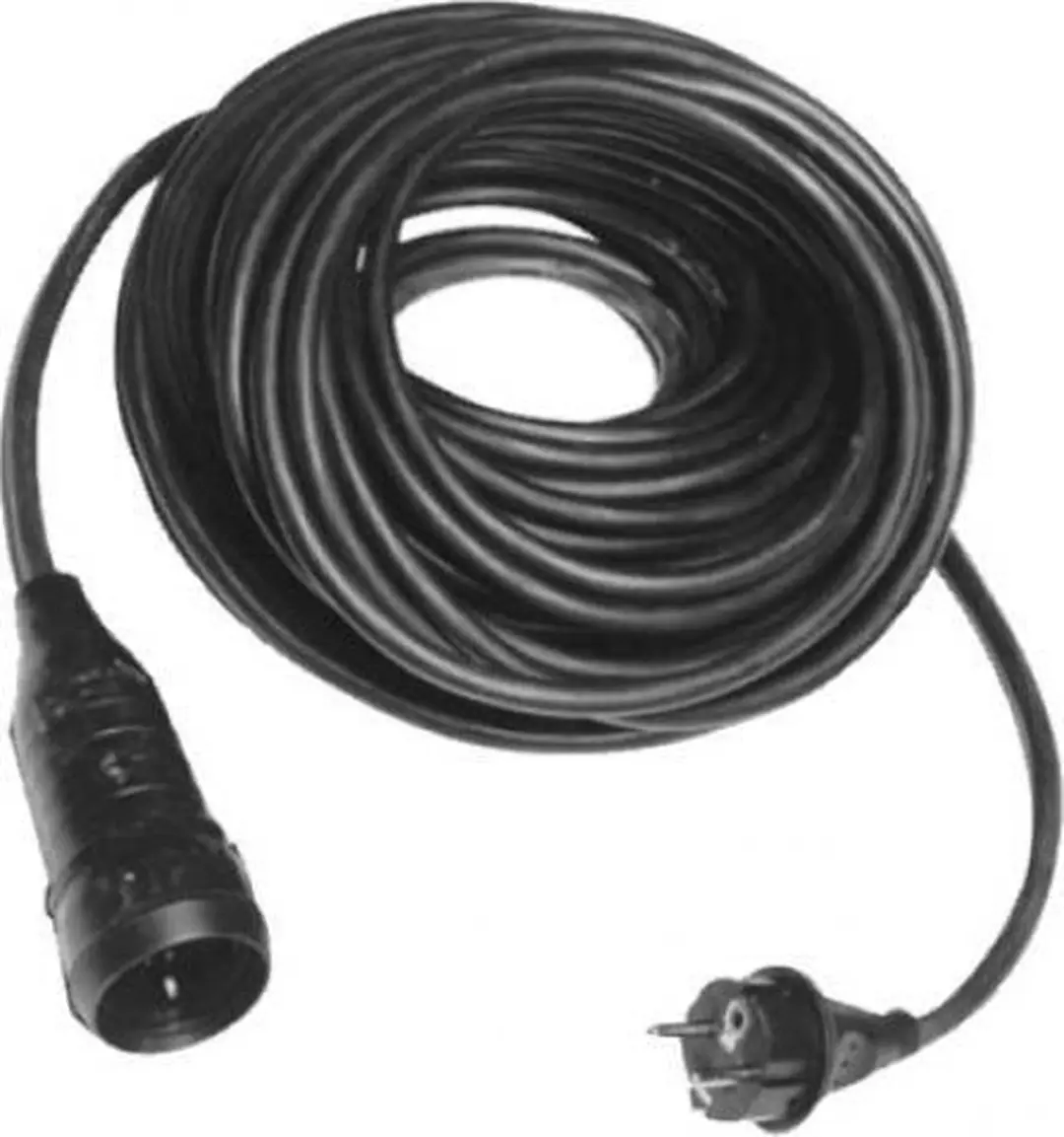 Vetec Verlengkabel 5m 3x1.5mm² Neopreen - Zwart