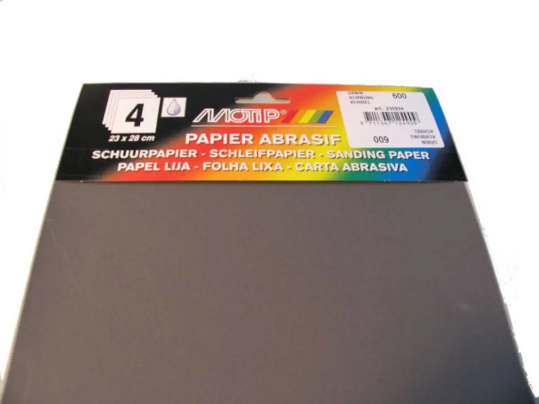 HPX Waterproof Schuurpapier P600 - 230x280mm - 4 Stuks