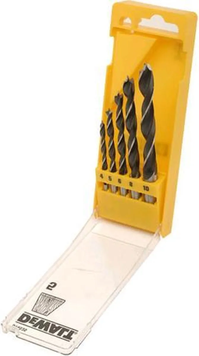 DeWalt DT4535 Houtspiraalborenset 5-delig