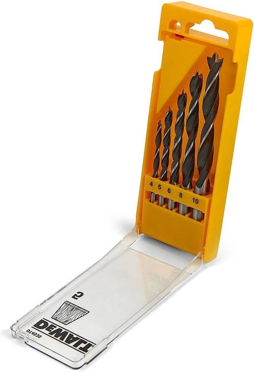 DeWalt DT4535 Houtspiraalborenset 5-delig - afbeelding 6 van 6