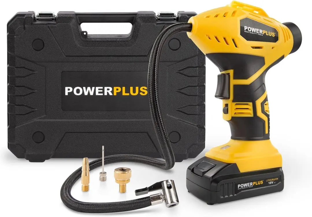Powerplus POWX1700 Accu Luchtcompressor 18V - 8 bar - 35l/min
