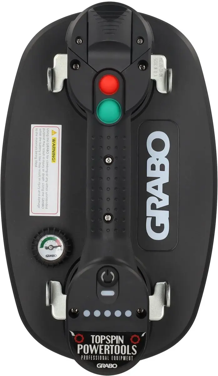 Grabo Plus Elektrische Vacuümzuiger - 120 kg Hefvermogen - Zwart - afbeelding 6 van 6
