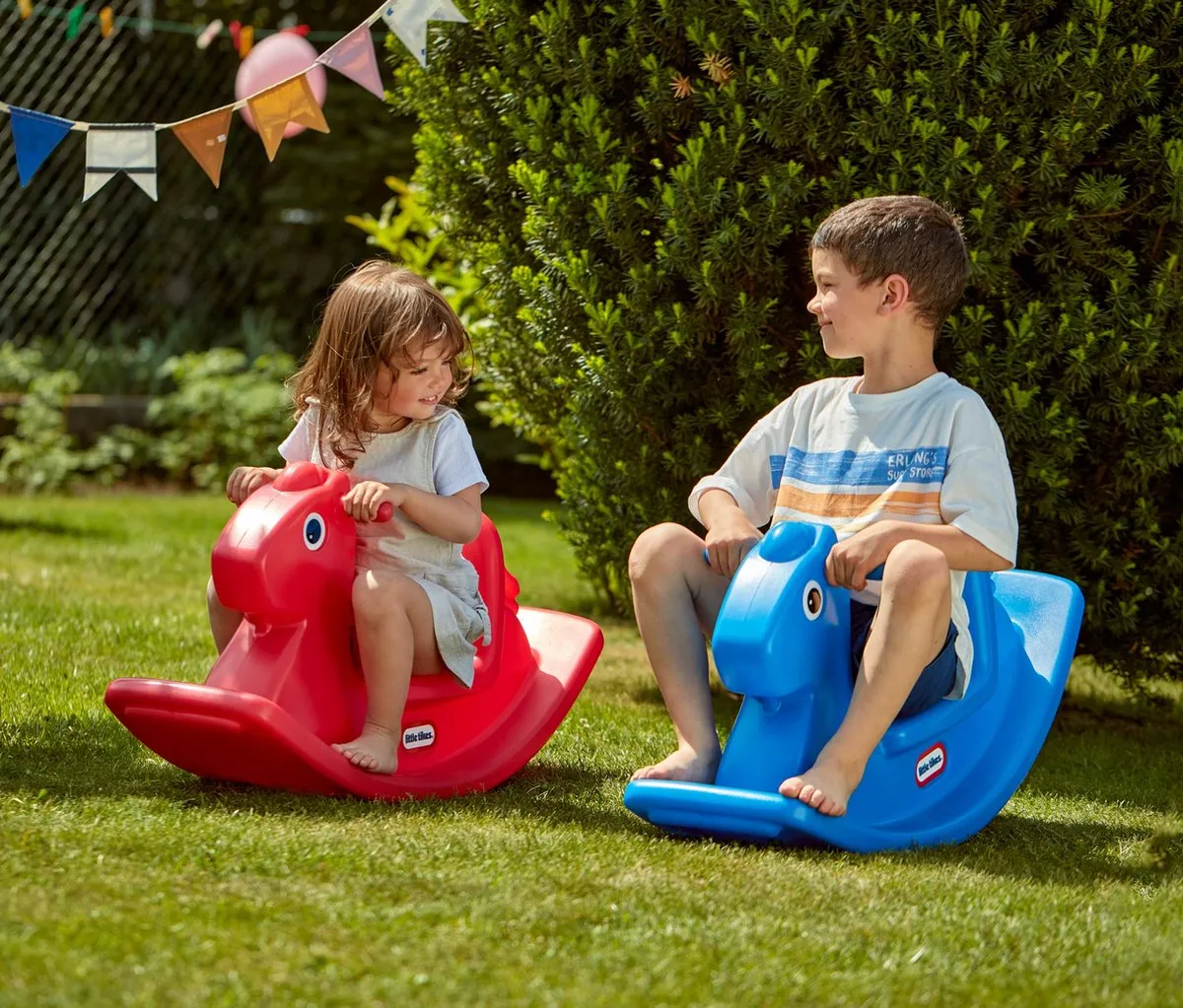Little Tikes Rocking Horse Blauw