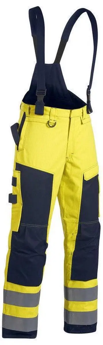 Blåkläder Multinorm Winterwerkbroek 1868-1530 - 62 - High Vis Geel/Marineblauw