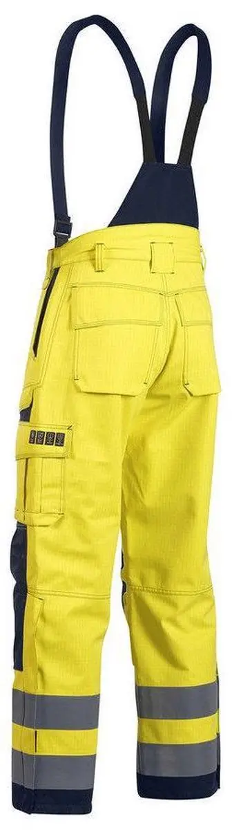 Blåkläder Multinorm Winterwerkbroek 1868-1530 - 62 - High Vis Geel/Marineblauw