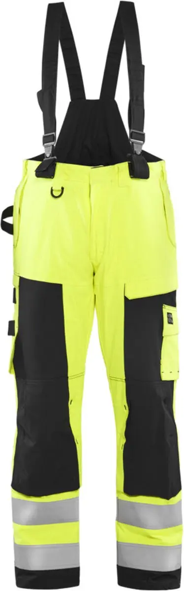 Blåkläder Multinorm Winterwerkbroek 1868-1530 - 62 - High Vis Geel/Marineblauw