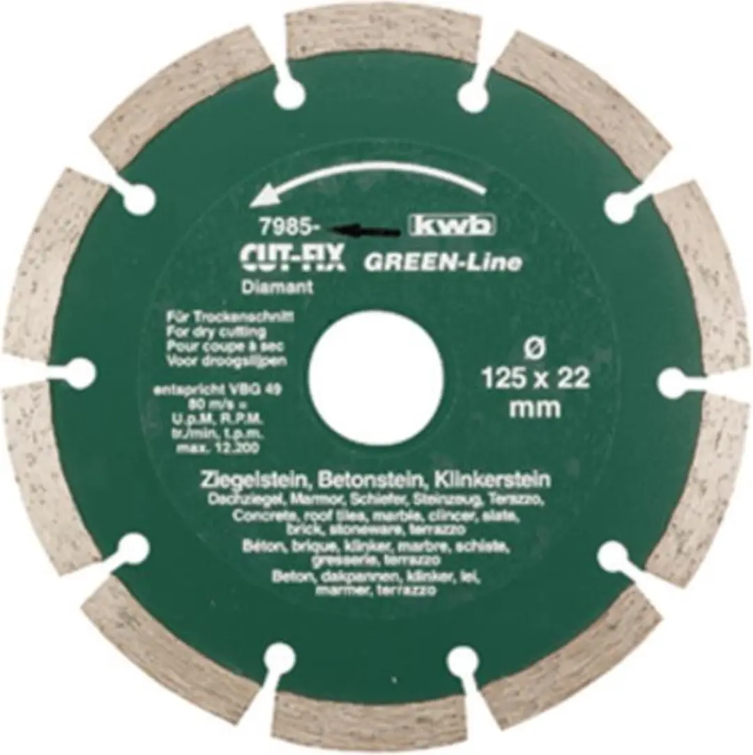 KWB Diamantschijf 125 Green Line 7985-40