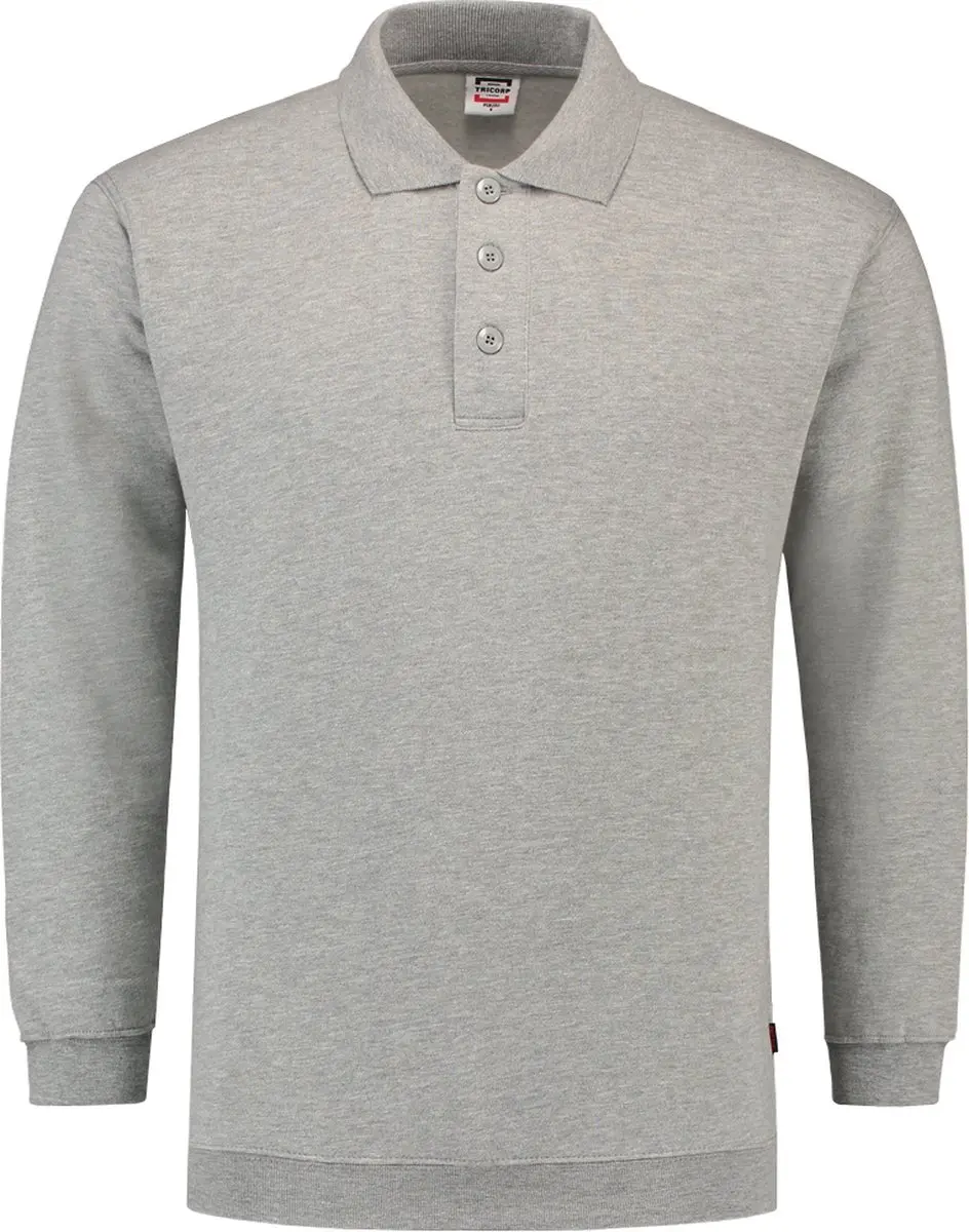 Tricorp Polosweater Boord 301005 - Grijsmelange XXL