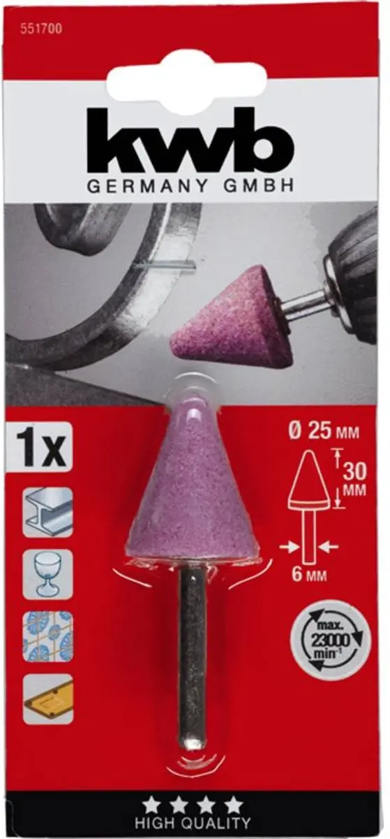 KWB Stiftsteentje 25/30mm