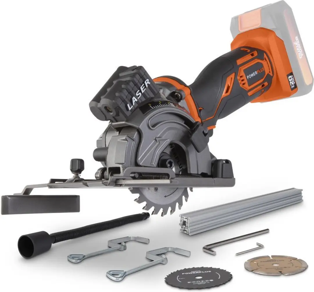 Powerplus Dual Power POWDP25400 Mini Invalzaag 89mm