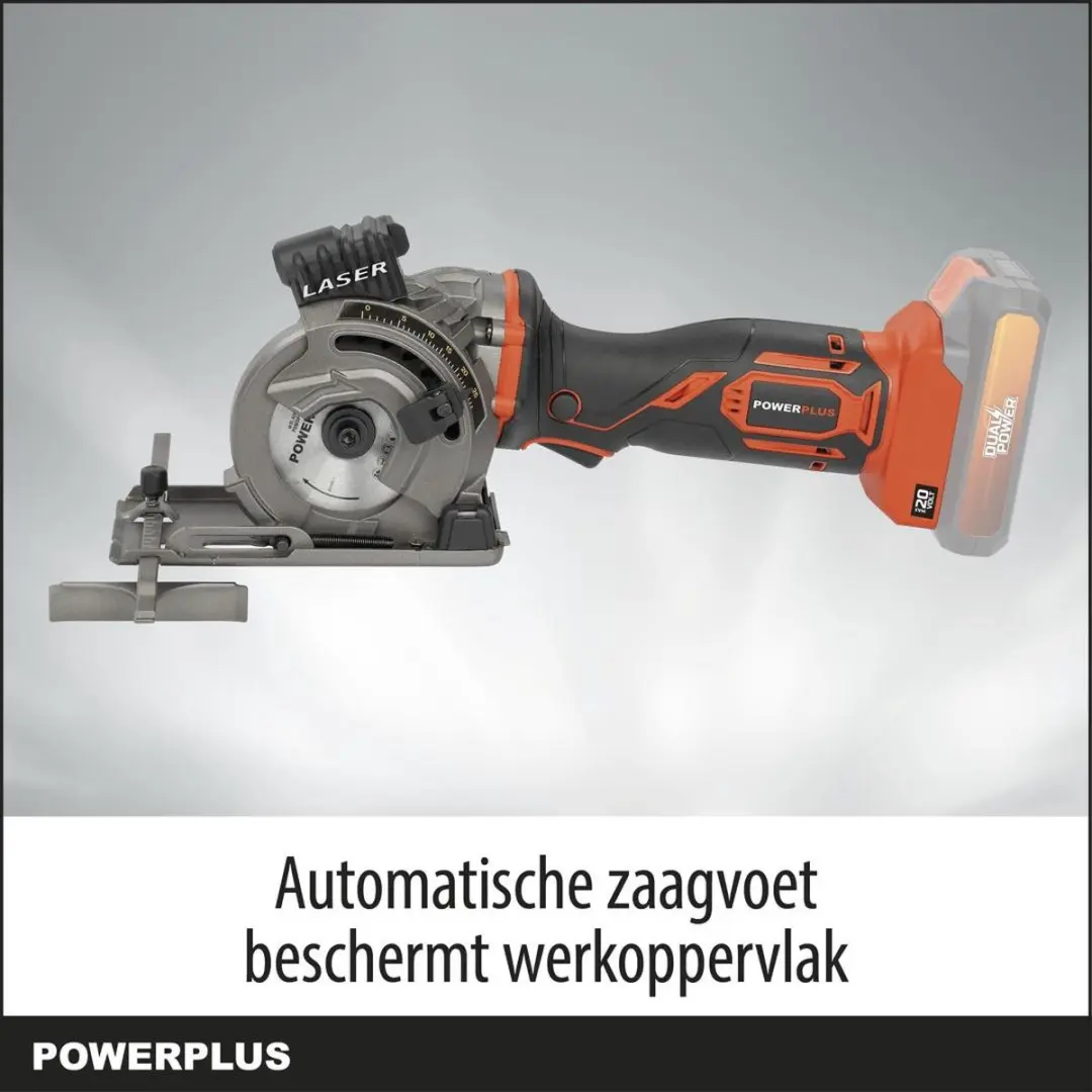 Powerplus Dual Power POWDP25400 Mini Invalzaag 89mm - 3 Zaagbladen