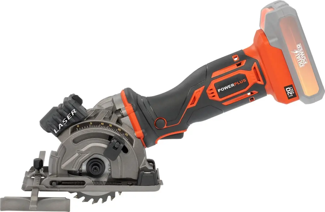 Powerplus Dual Power POWDP25400 Mini Invalzaag 89mm - 3 Zaagbladen
