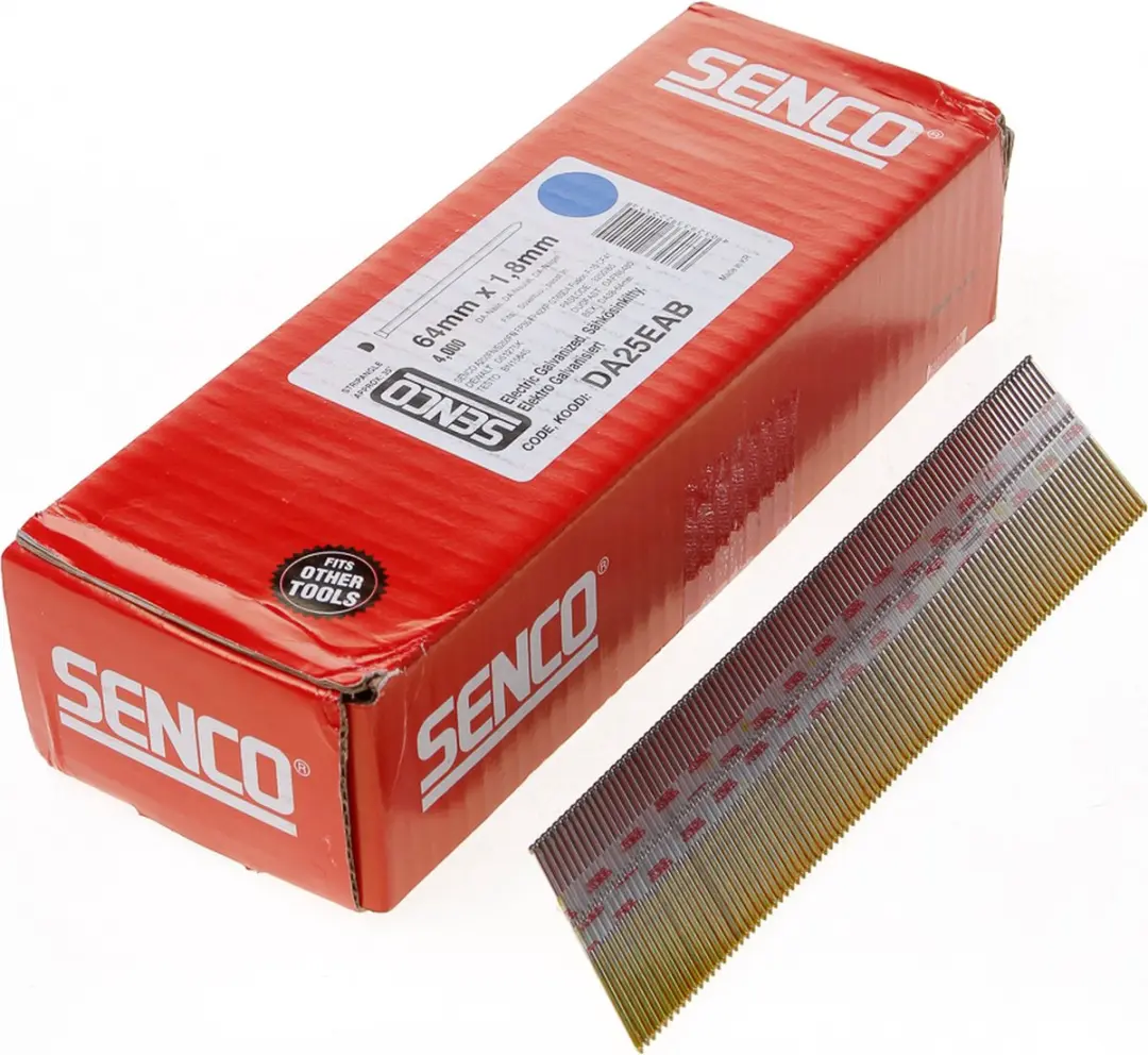 Senco DA25EABN DA-Afwerkspijkers 1,8x63mm - 3000 Stuks