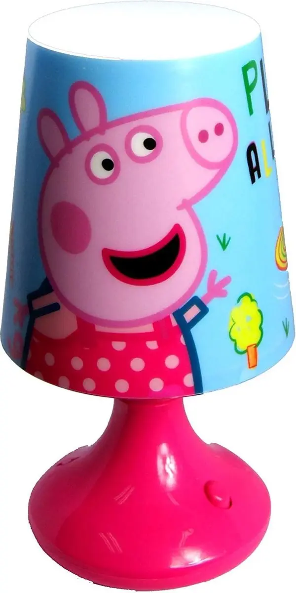 Peppa Pig Play All Day Tafellampje - 18cm - Multi
