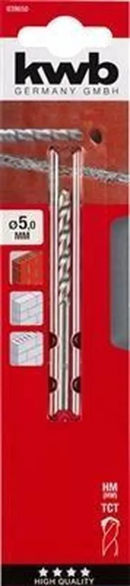 KWB Steenboor 5,0 mm - Beton/Steen