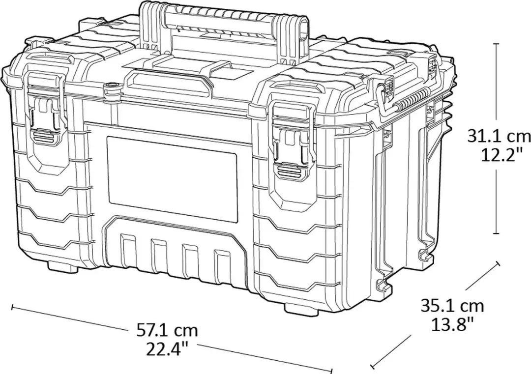 Keter Pro Gear Toolbox 256984 - Zwart
