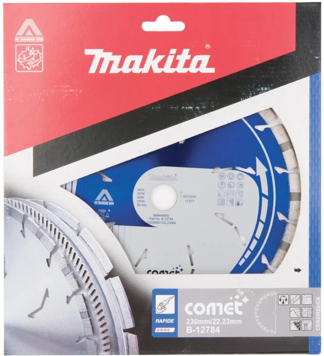 Makita B-12784 Diamantschijf 230mm - Metaal - Blauw