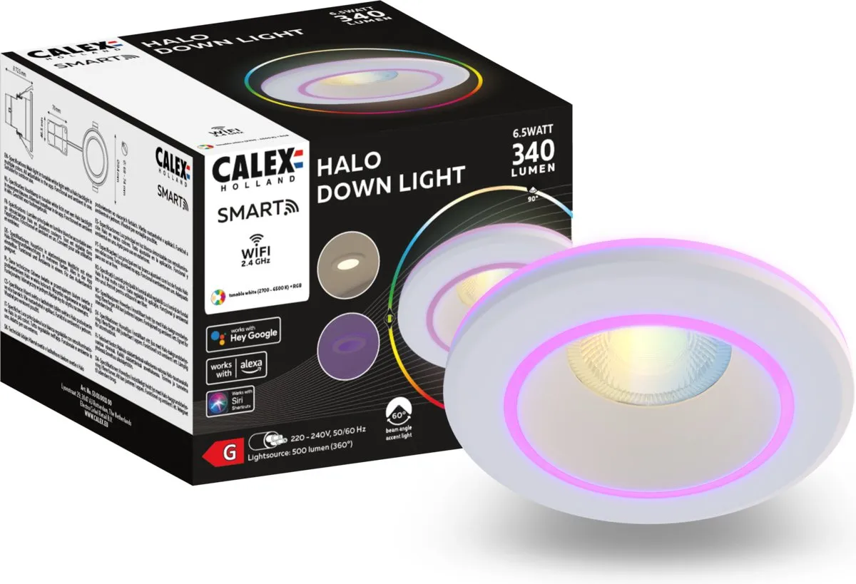 Calex Halo Slimme Inbouwspot RGBW