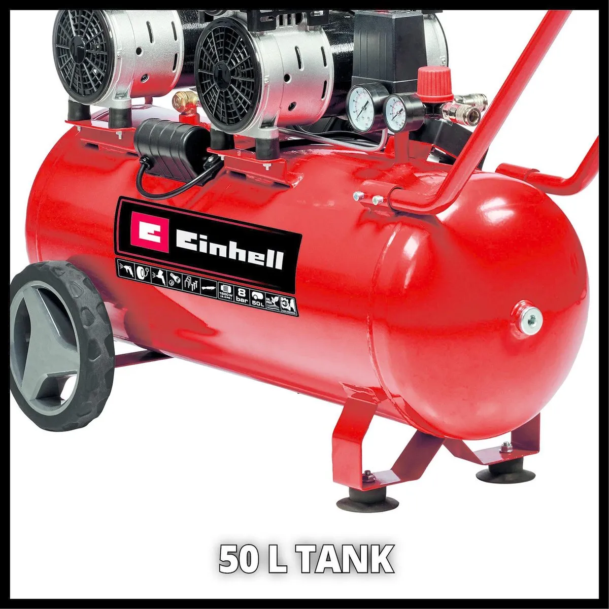 Einhell TE-AC 50 Silent Compressor 1500W - 50L