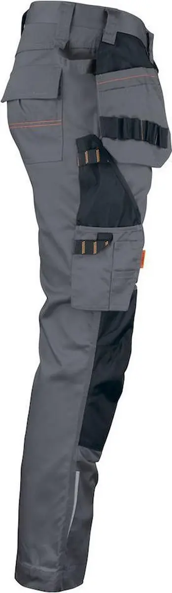 Jobman Practical 2322 Werkbroek Holsterpockets 60 - Donkergrijs/Zwart