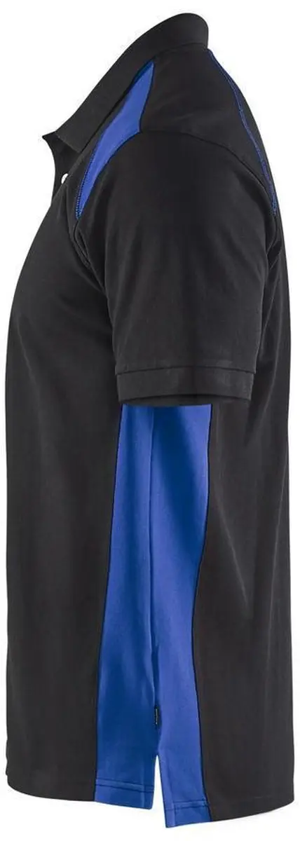 Blåkläder Poloshirt Piqué 3324-1050 - XXL - Zwart/Korenblauw