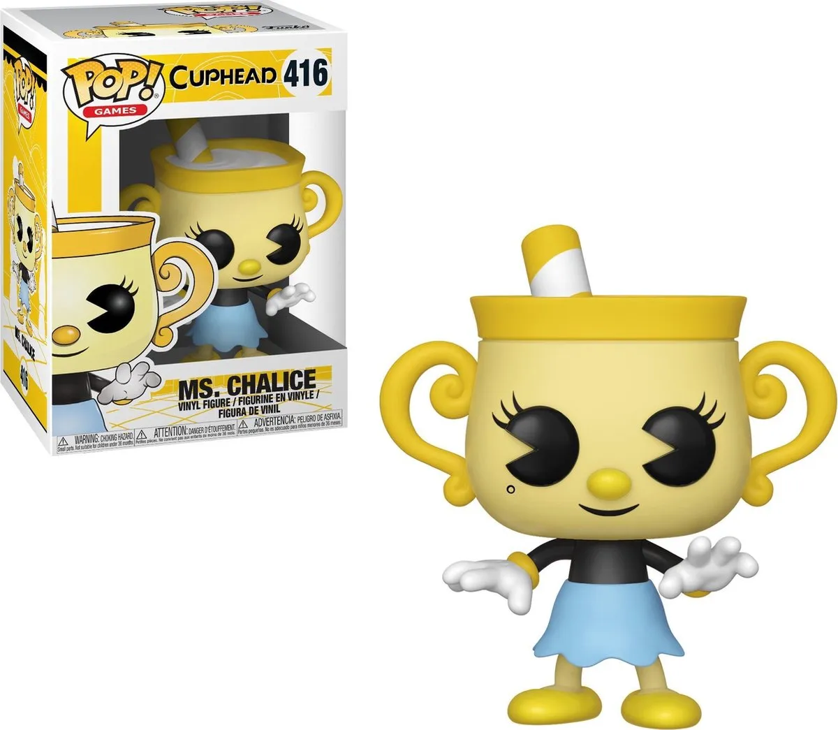 Funko Pop! Games Cuphead Ms. Chalice - 34476 Verzamelfiguur - Multi