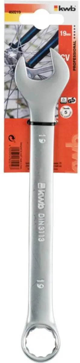 KWB Steekringsleutel 19mm