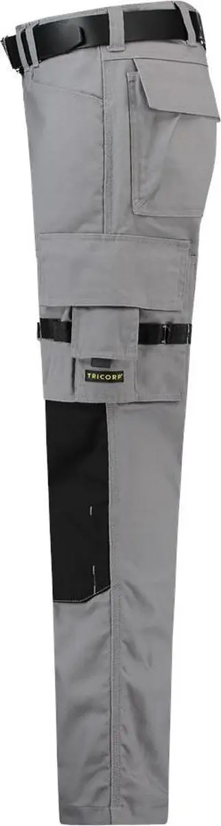 Tricorp Werkbroek Canvas Cordura 502009 - Maat 44 - Grijs/Zwart - afbeelding 6 van 6