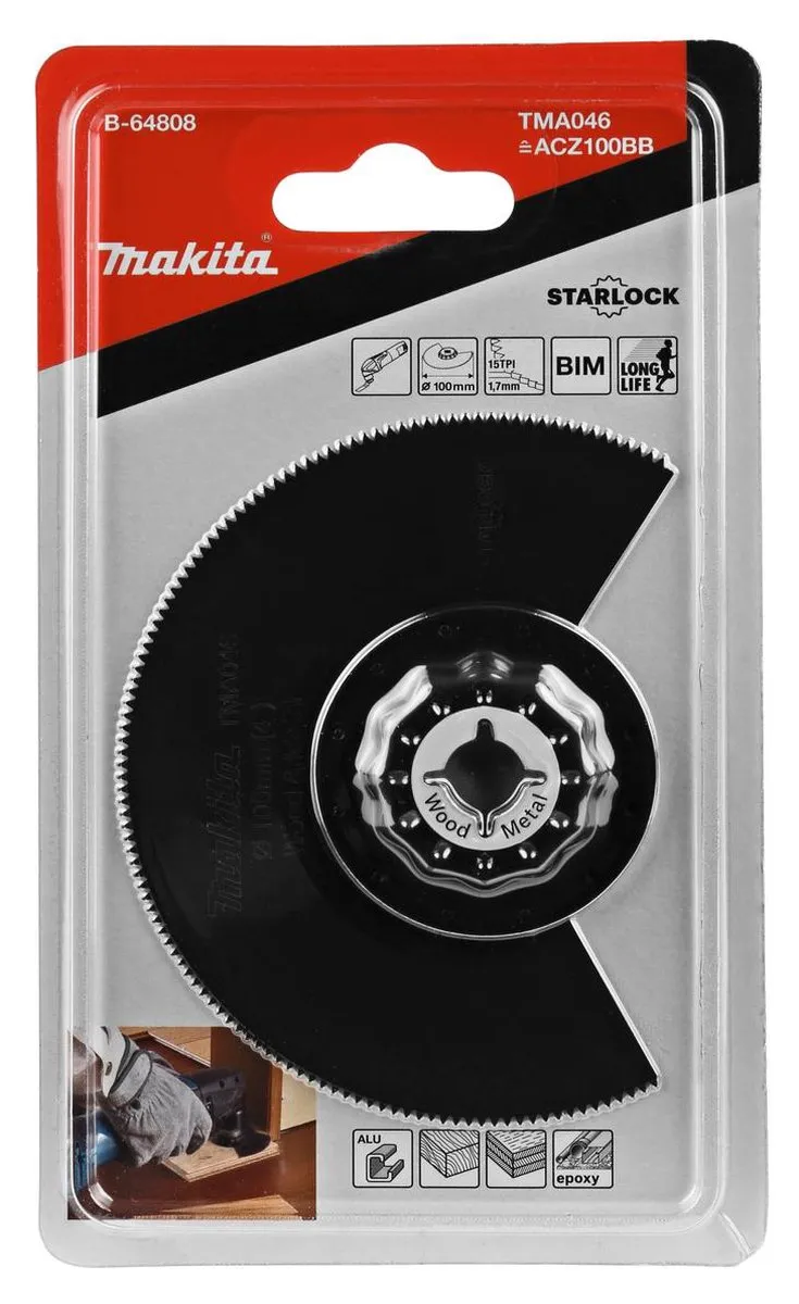 Makita TMA046 Segmentzaagblad 100mm - Hout & Metaal
