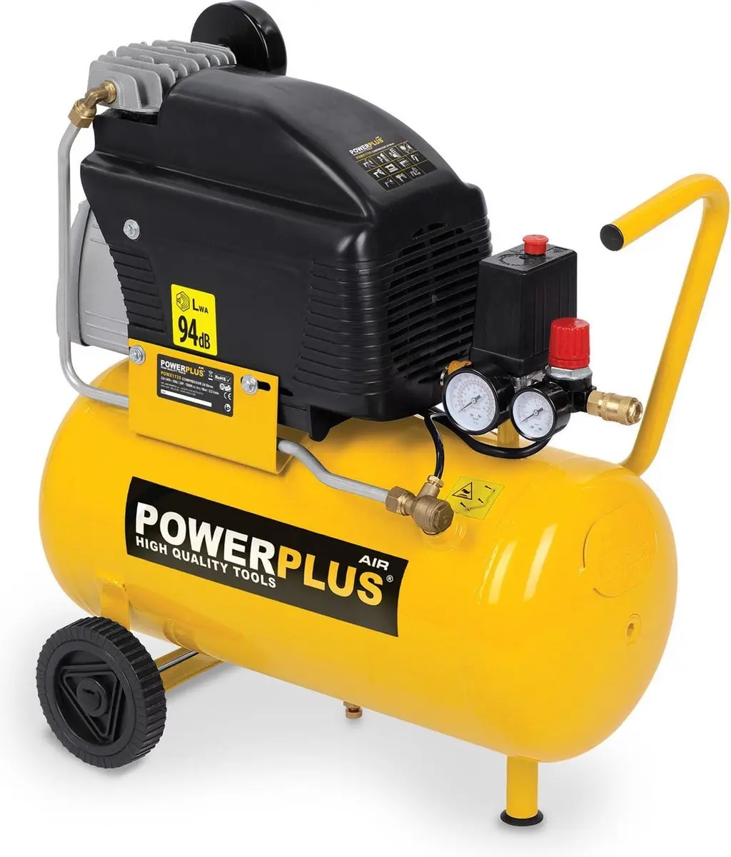 Powerplus POWX1735 Luchtcompressor 1500W - 50L