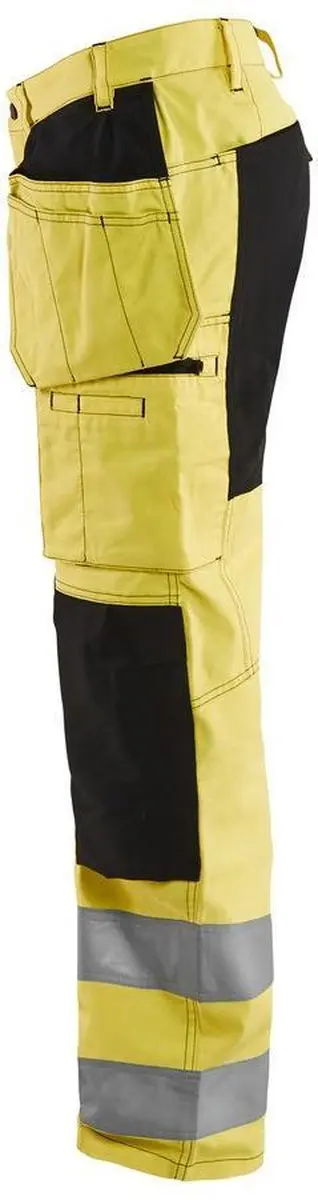 Blåkläder Werkbroek 1552-1811 High Vis Geel/Zwart - Maat 54
