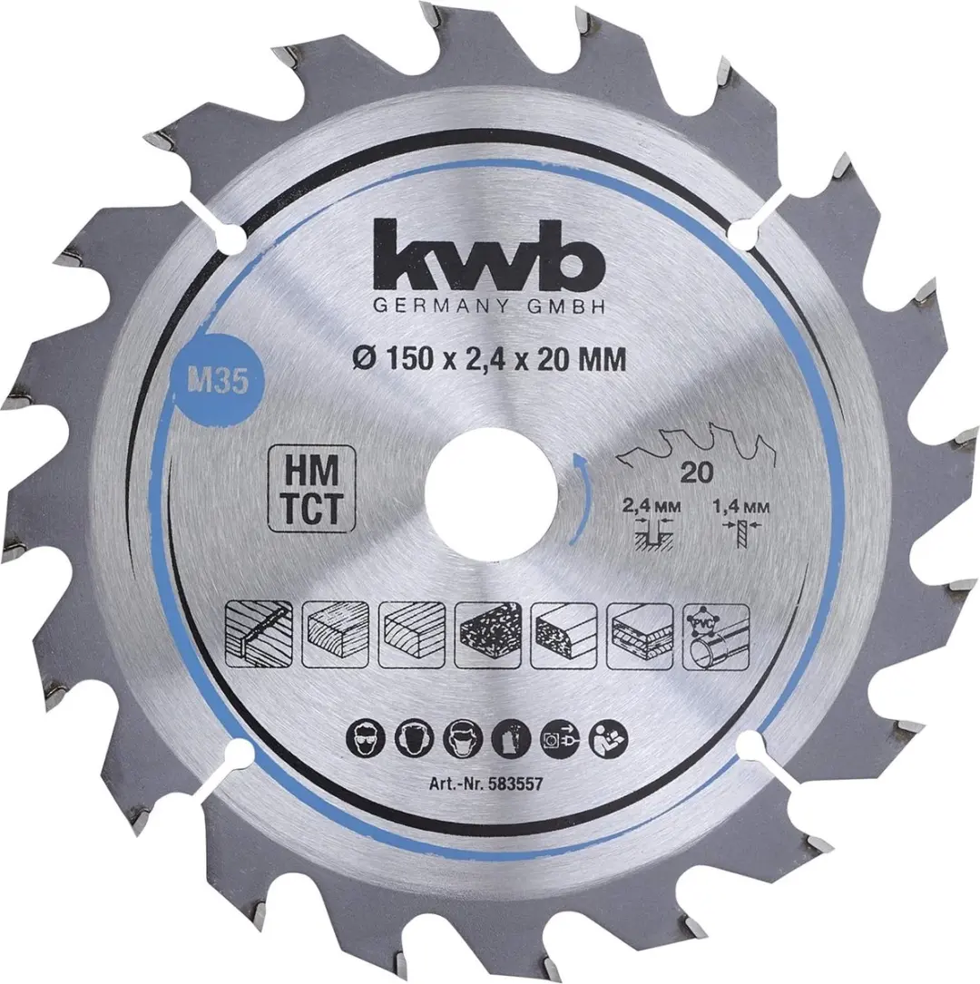 KWB Cirkelzaagblad 150mm