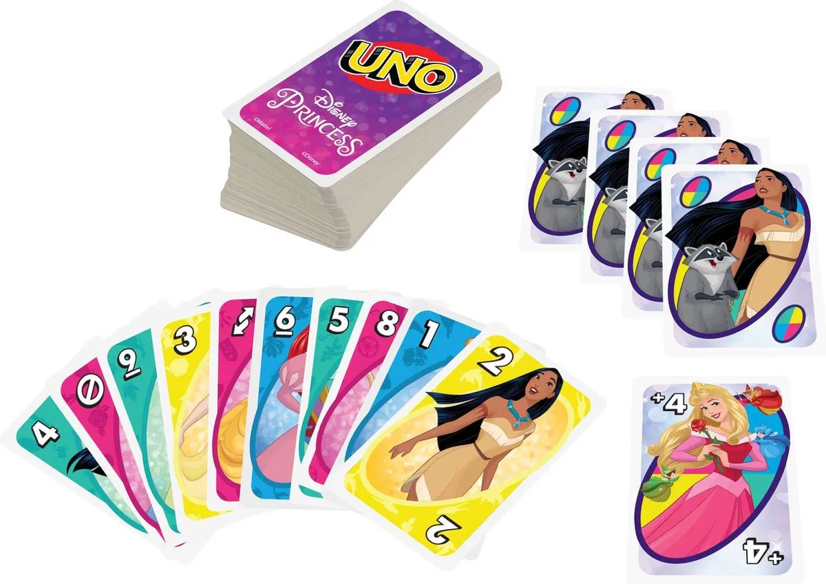 Mattel Games UNO Disney Princess Kaartspel GYY69
