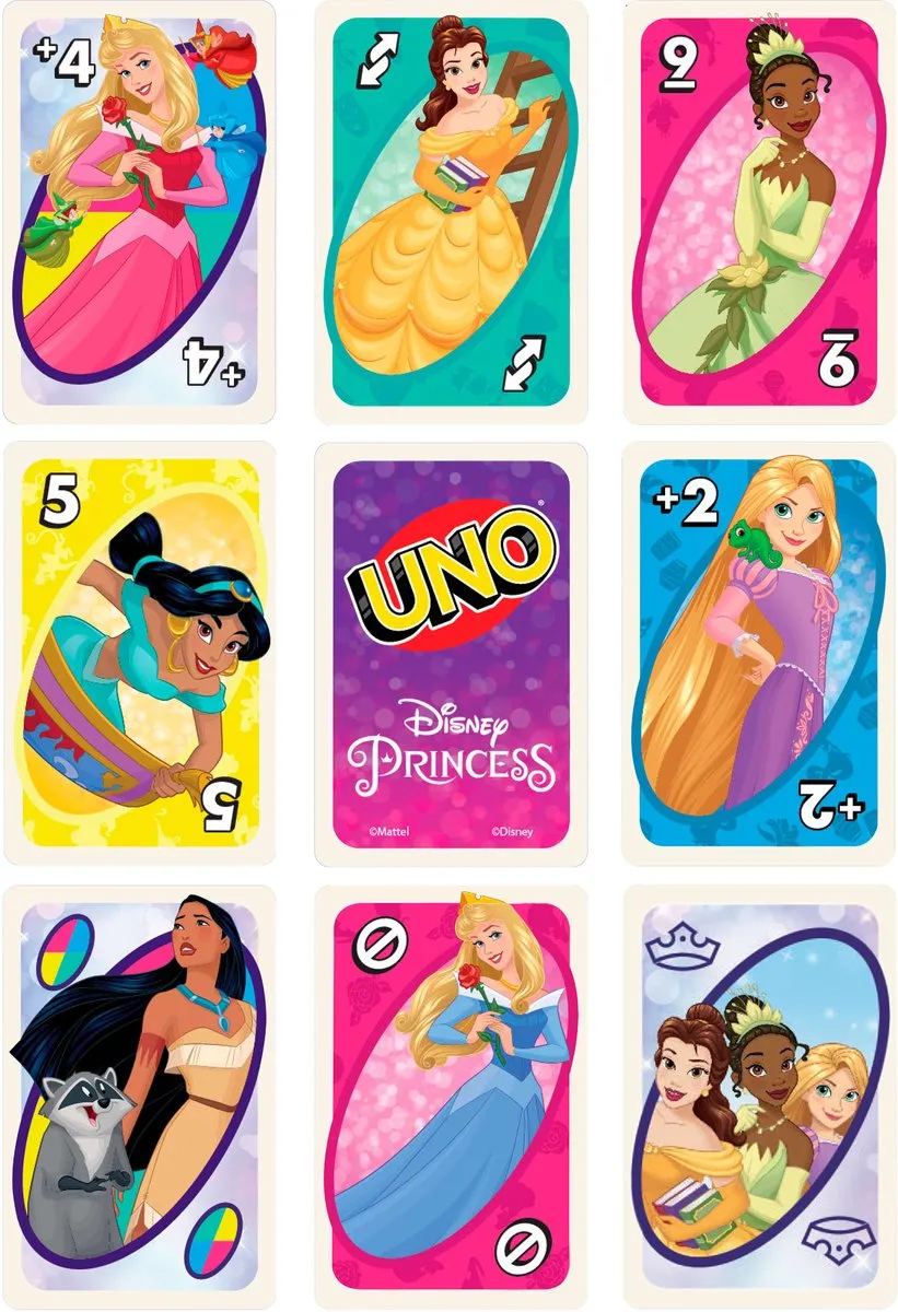 Mattel Games UNO Disney Princess Kaartspel GYY69