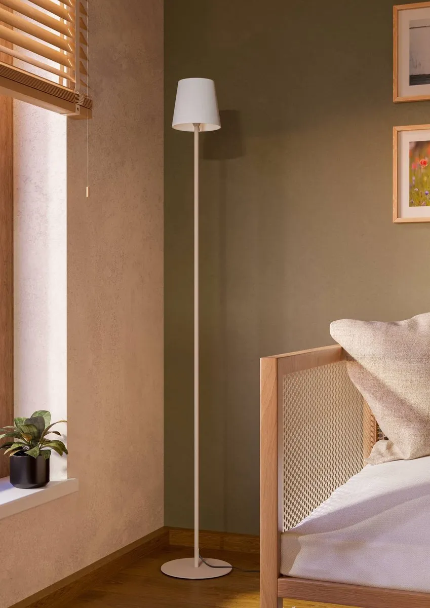 Eglo Fiorana Vloerlamp - Zand/Wit