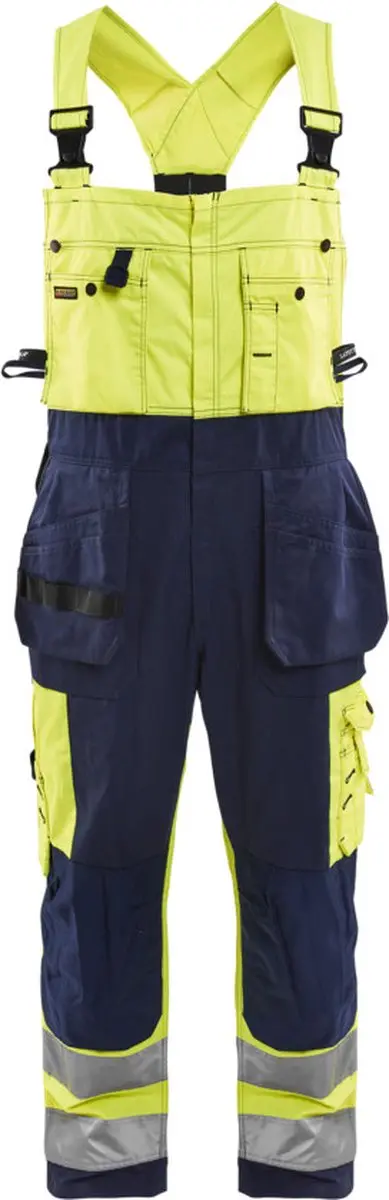 Blåkläder Bretelbroek High Vis 2603-1860