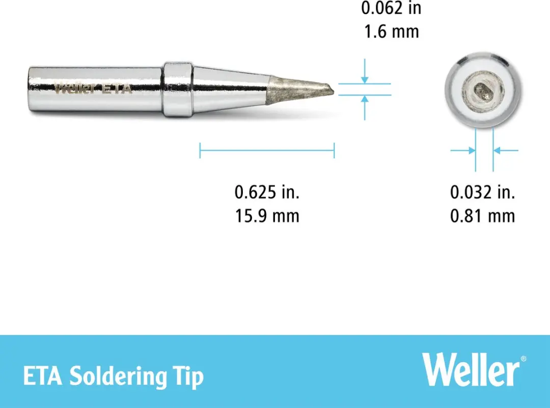 Weller ET-A Soldeerpunt 4ETA-1 - Beitelvorm 1,6x0,7mm