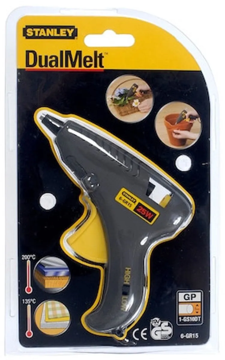 Stanley GR15 Mini Lijmpistool - 2x Batterijen