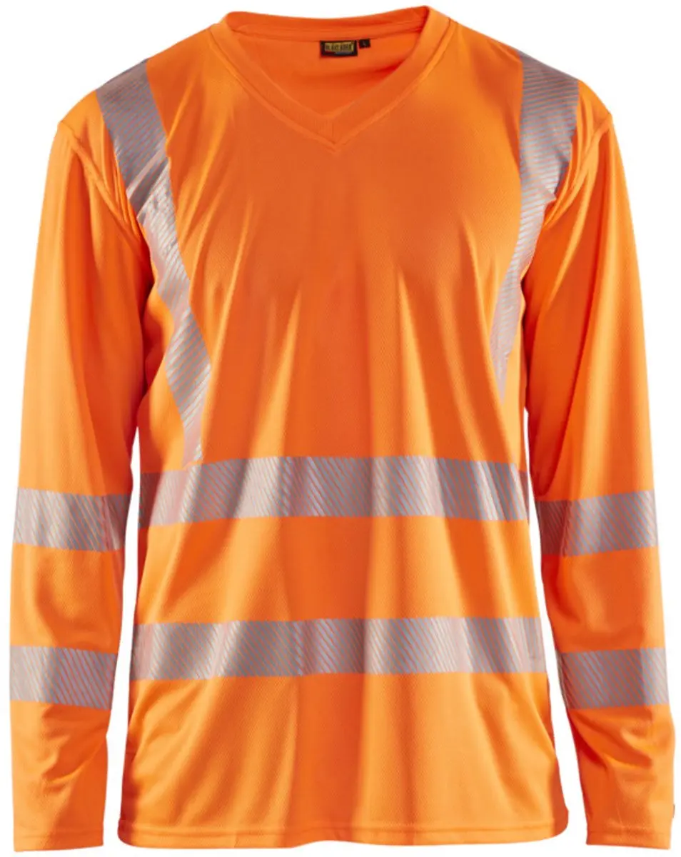 Blåkläder UV-T-shirt Lange Mouw High Vis 3385-1013 - L - High Vis Oranje